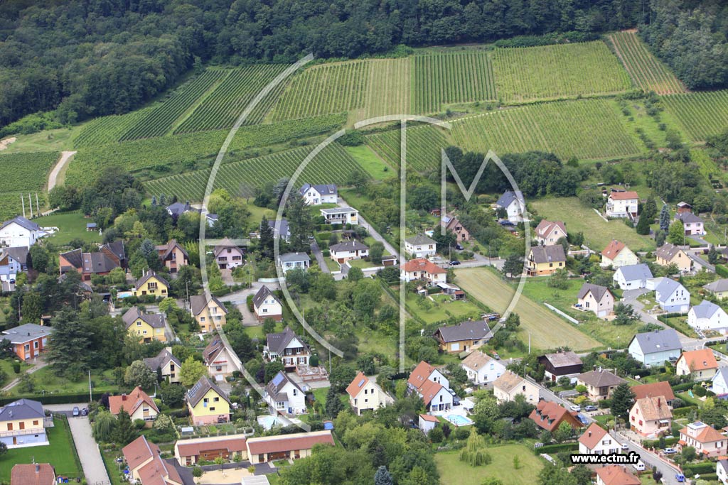 Photo arienne de Soultz-Haut-Rhin