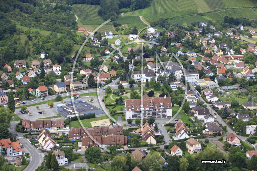 Photo arienne de Soultz-Haut-Rhin