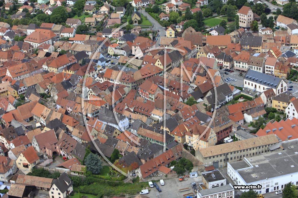 Photo arienne de Soultz-Haut-Rhin