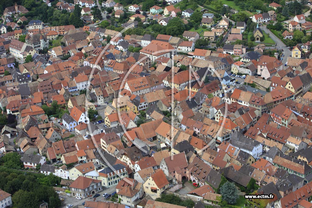 Photo arienne de Soultz-Haut-Rhin