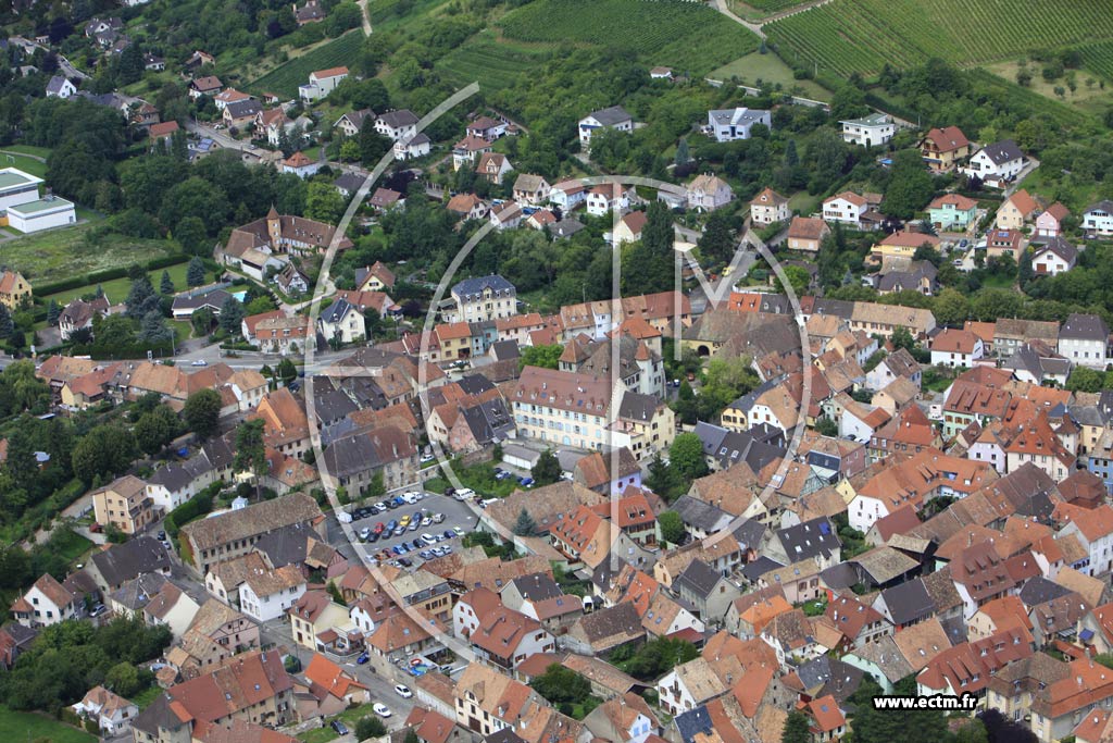 Photo arienne de Soultz-Haut-Rhin