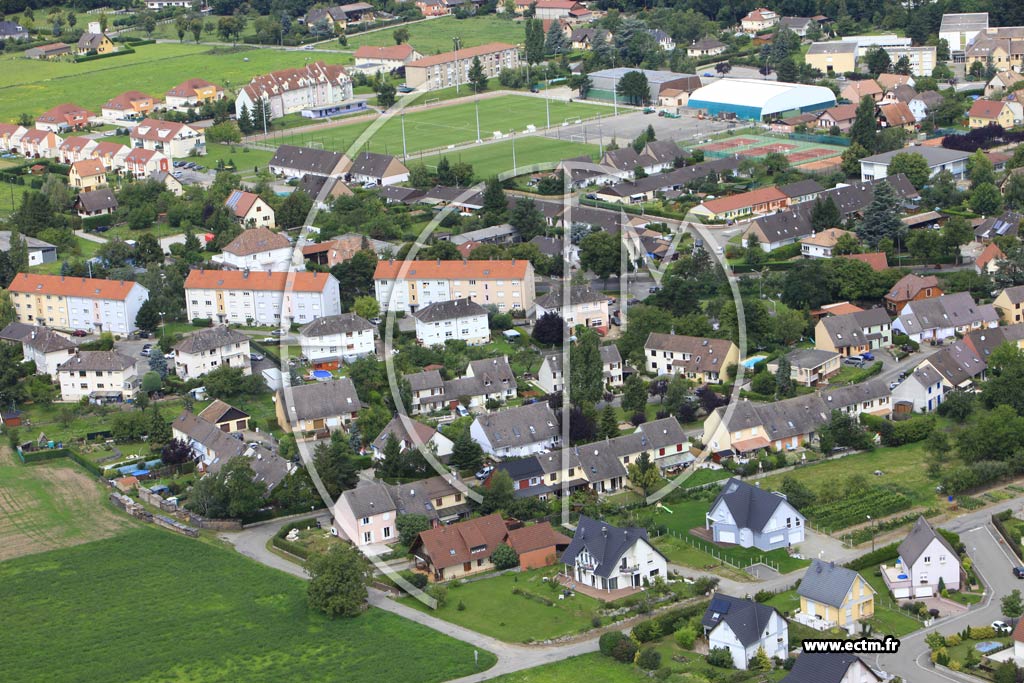 Photo arienne de Soultz-Haut-Rhin