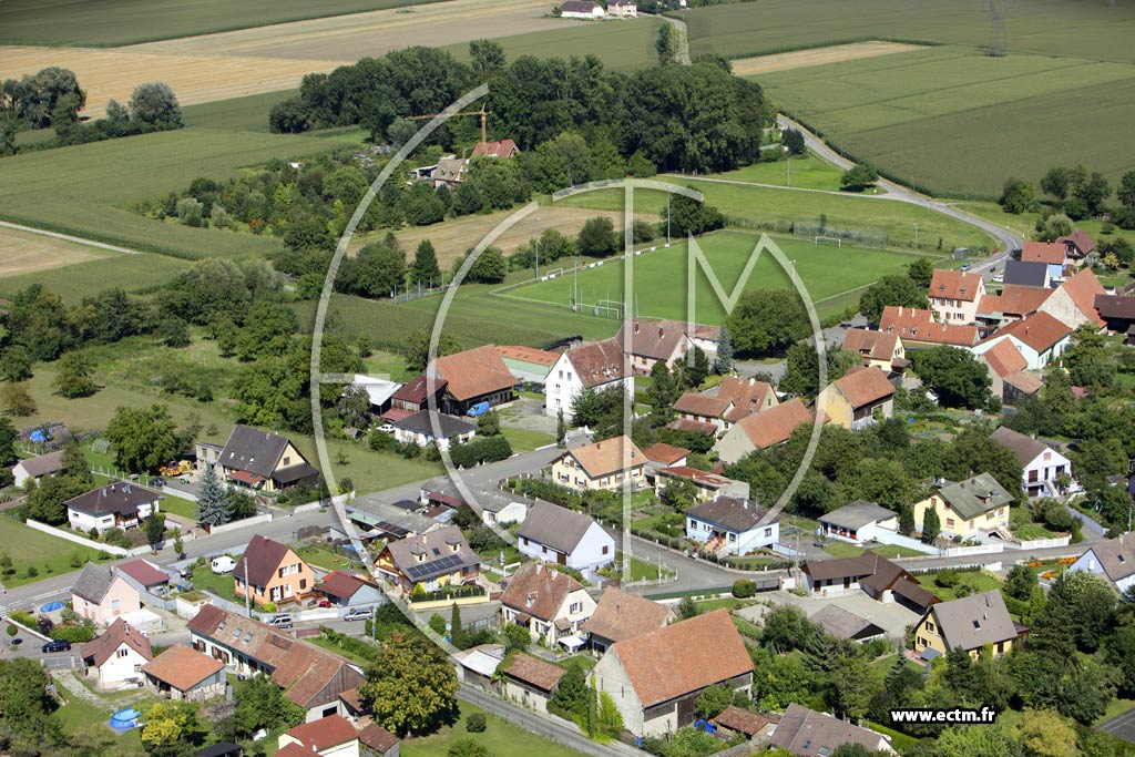 Photo arienne de Artzenheim