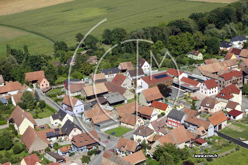 Photo arienne de Artzenheim