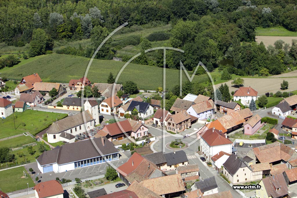 Photo arienne de Baltzenheim