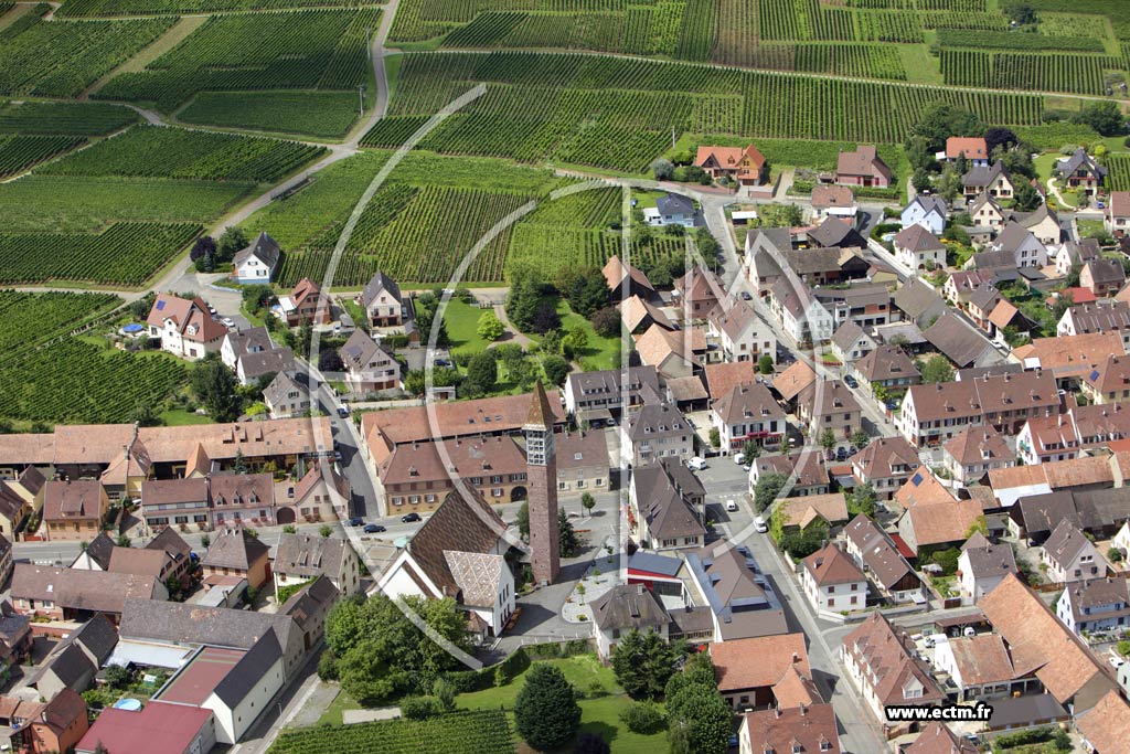 Photo arienne de Bennwihr