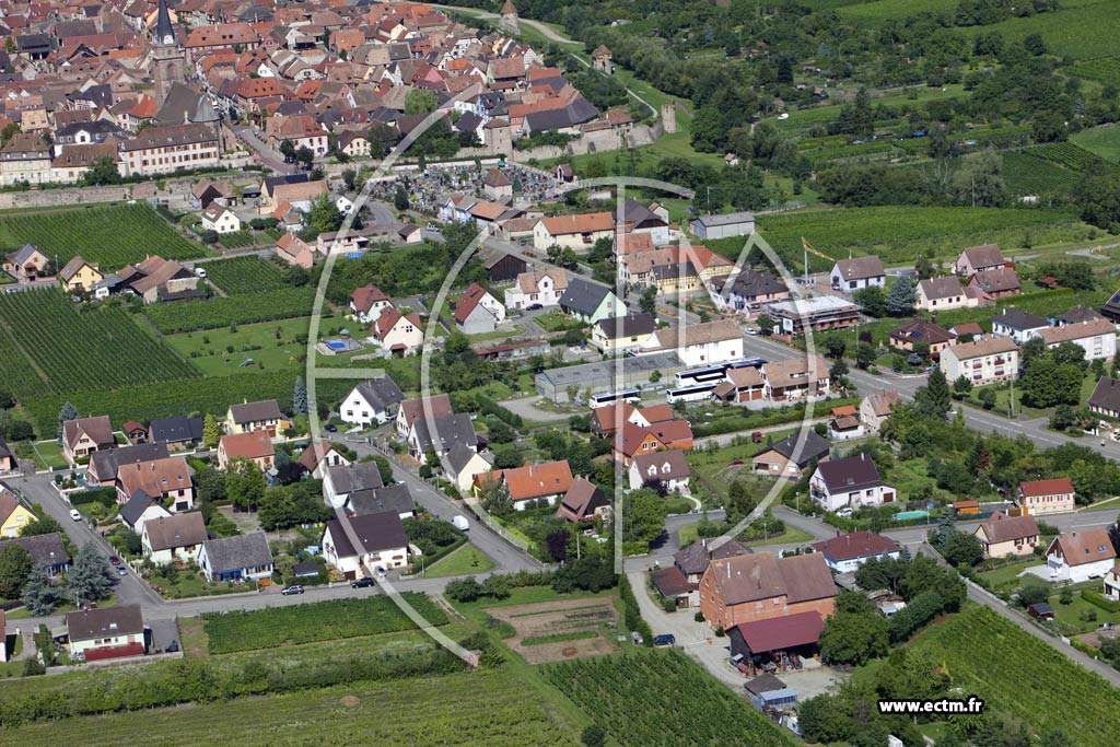 Photo arienne de Bergheim