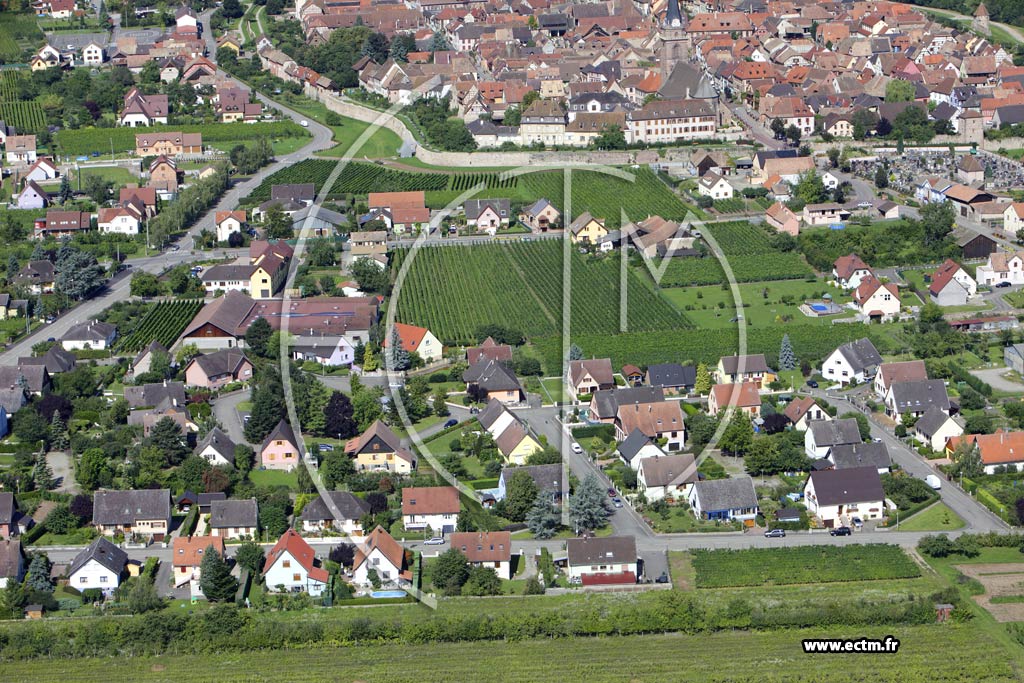 Photo arienne de Bergheim