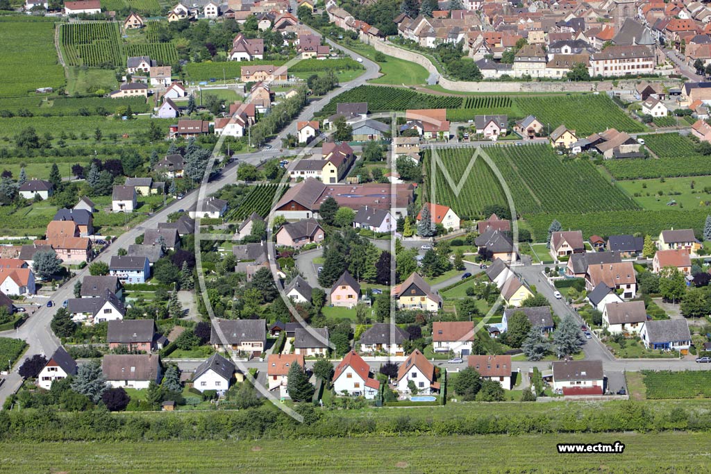 Photo arienne de Bergheim