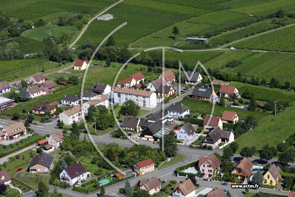 Photo arienne de Bergheim