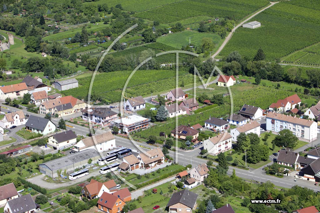 Photo arienne de Bergheim