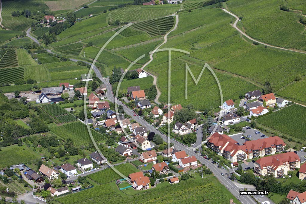 Photo arienne de Bergheim