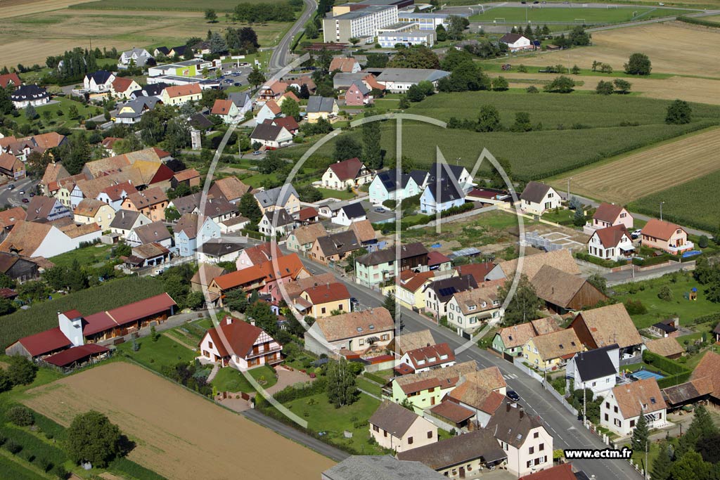 Photo arienne de Bischwihr