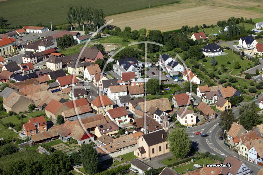 Photo arienne de Bischwihr