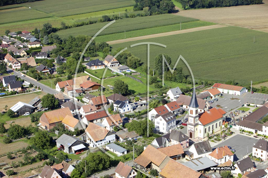 Photo arienne de Bischwihr