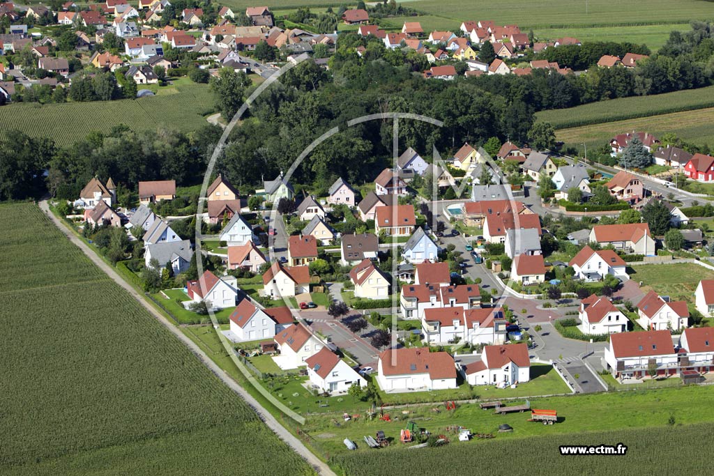 Photo arienne de Bischwihr