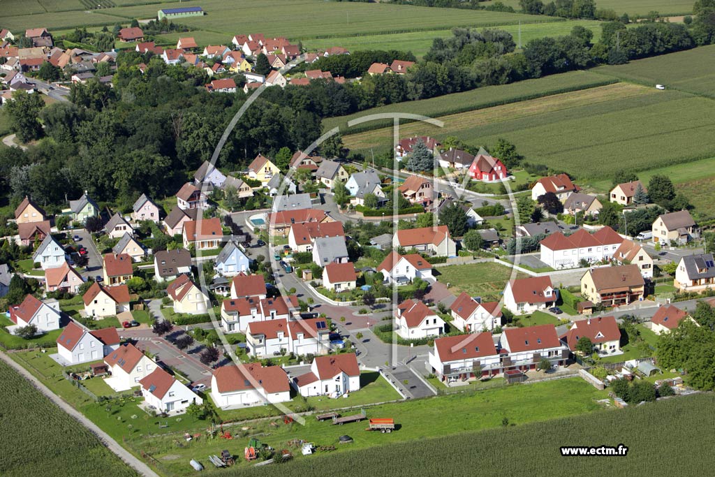 Photo arienne de Bischwihr