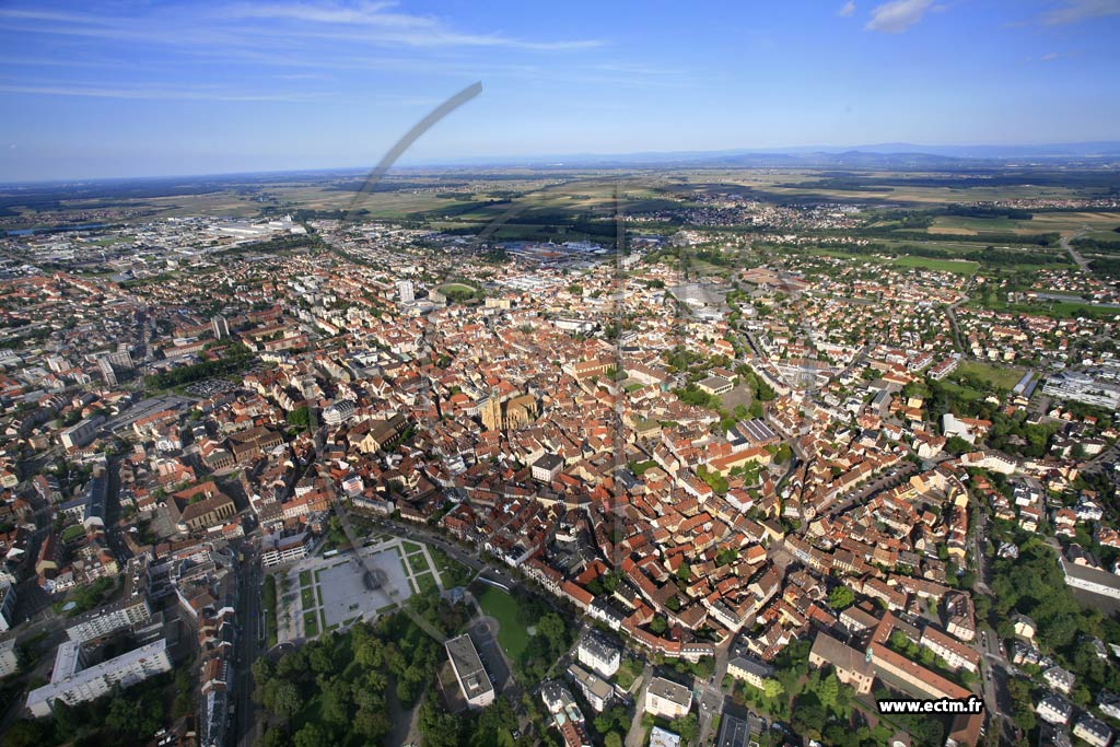 Photo arienne de Colmar