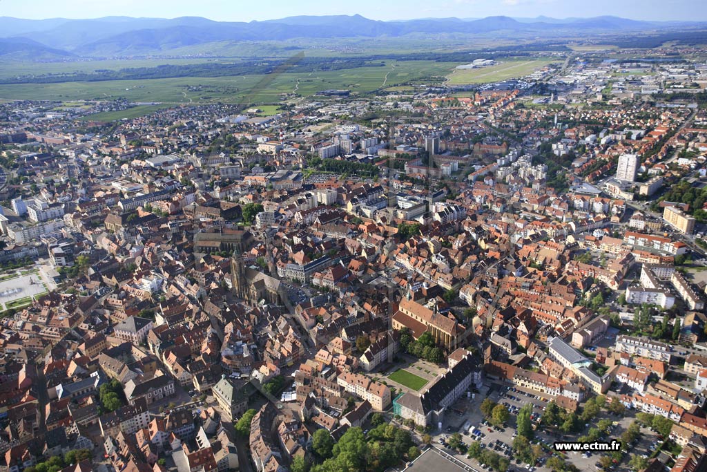 Photo arienne de Colmar