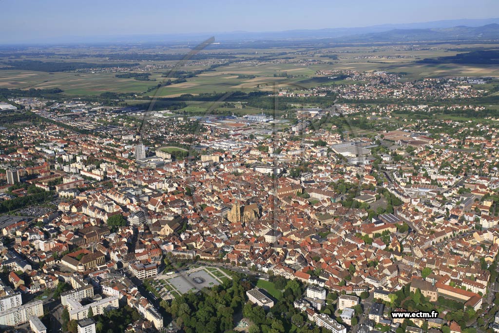 Photo arienne de Colmar