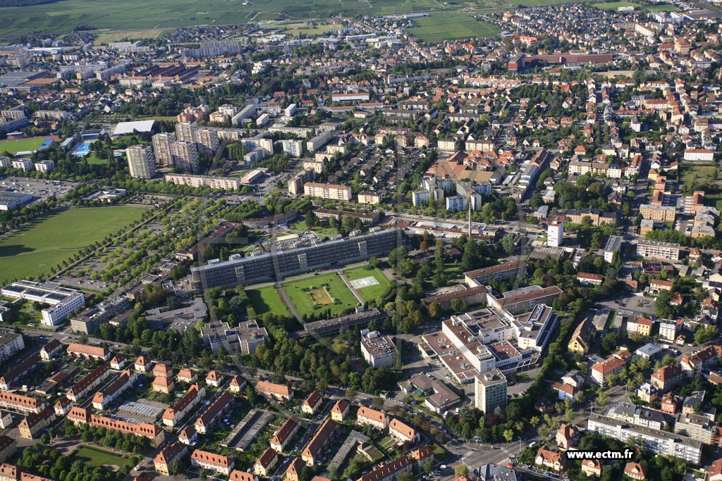 Photo arienne de Colmar