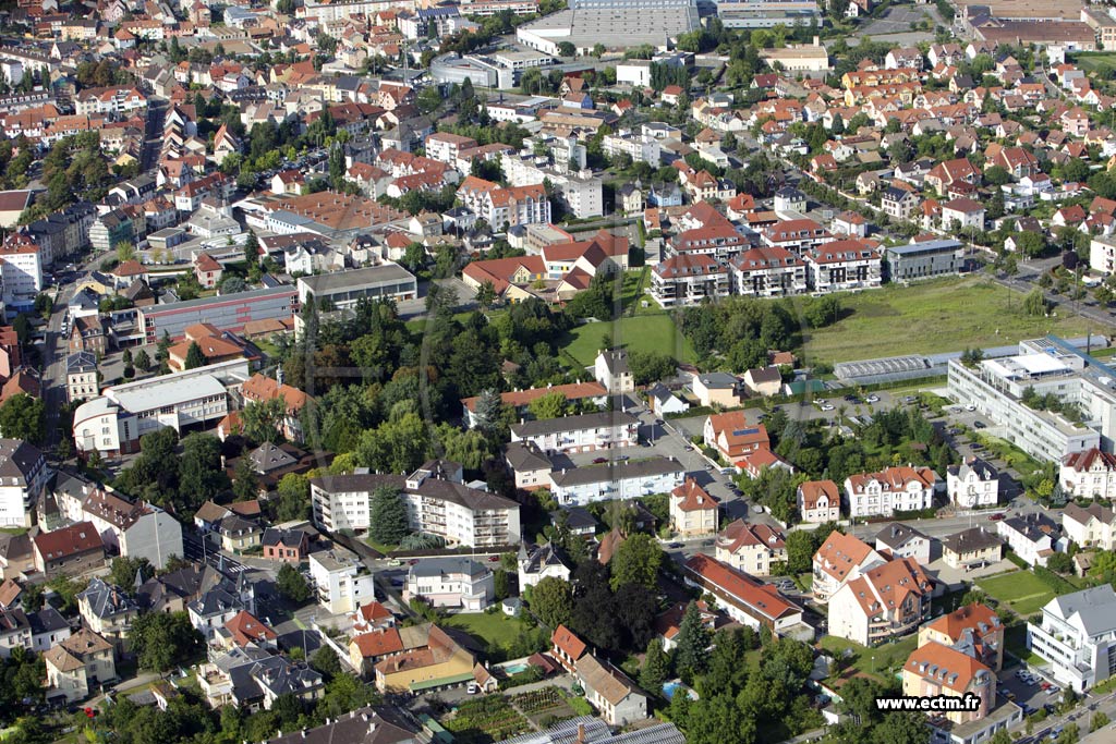 Photo arienne de Colmar (Quartier Centre)