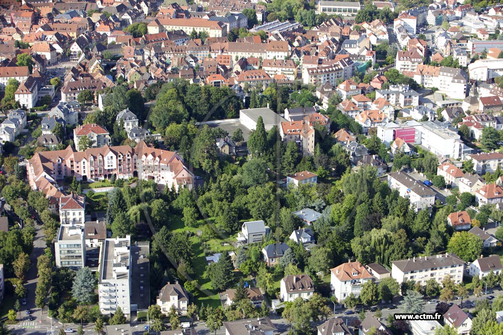Photo arienne de Colmar (Quartier Centre)