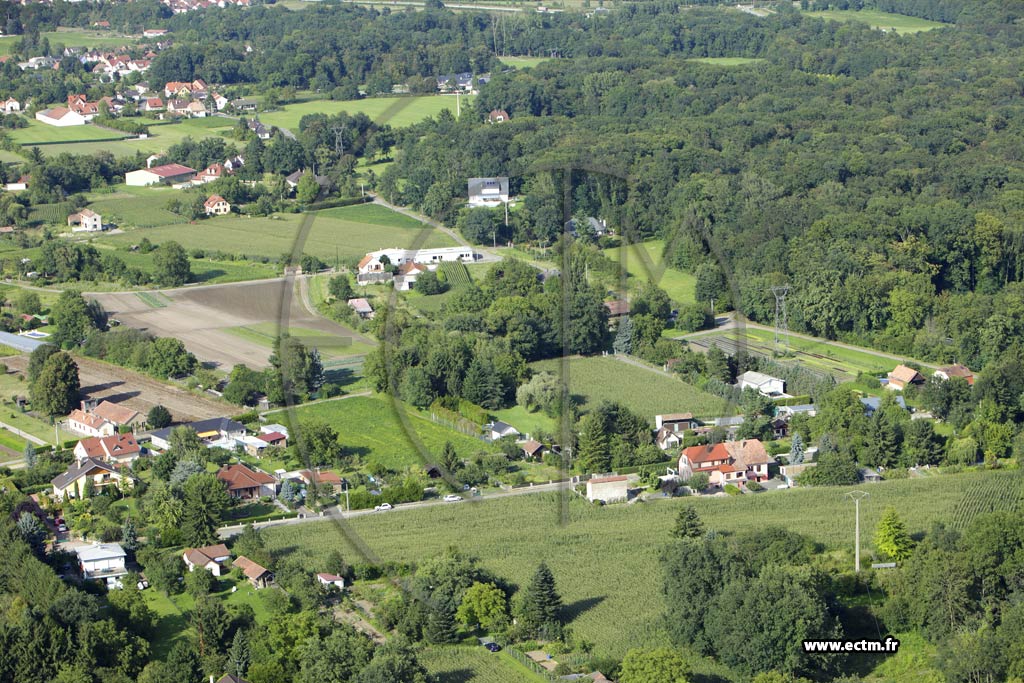 Photo arienne de Colmar (Quartier des Marachers)