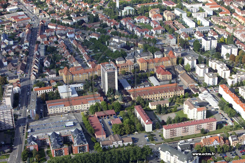 Photo arienne de Colmar (Quartier Saint Lon)