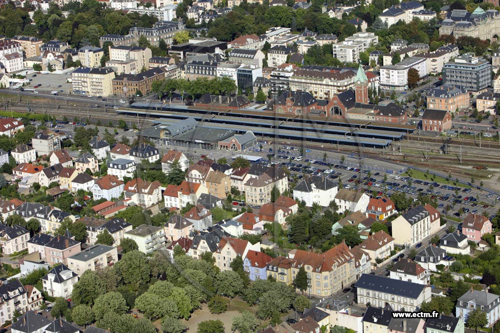 Photo arienne de Colmar (Quartier Sainte Marie)