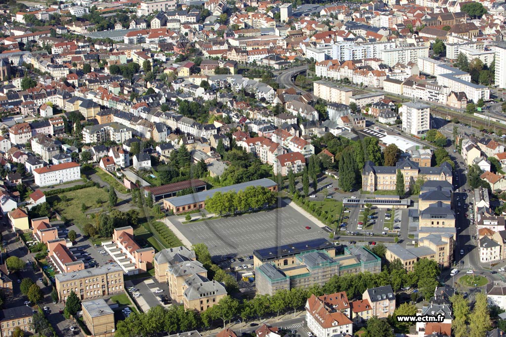 Photo arienne de Colmar (Quartier St Joseph Mittelharth)
