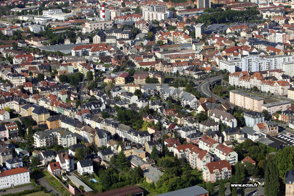 Photo arienne de Colmar (Quartier St Joseph Mittelharth)