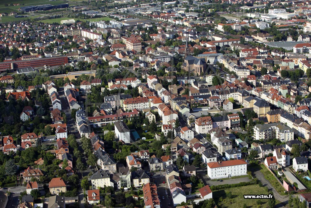 Photo arienne de Colmar (Quartier St Joseph Mittelharth)