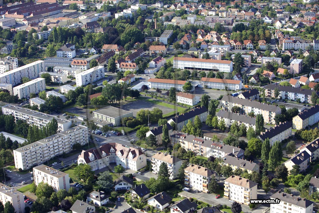 Photo arienne de Colmar (Quartier St Joseph Mittelharth)