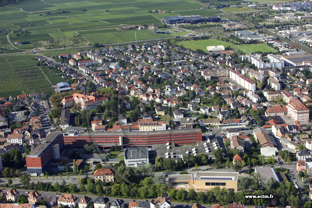 Photo arienne de Colmar (Quartier St Joseph Mittelharth)