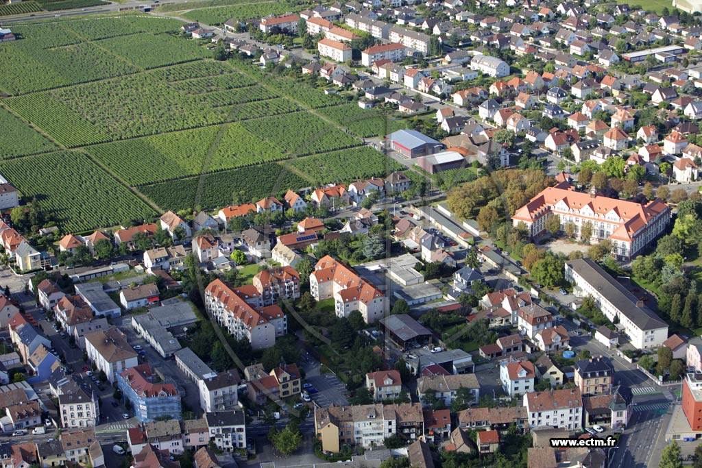 Photo arienne de Colmar (Quartier St Joseph Mittelharth)