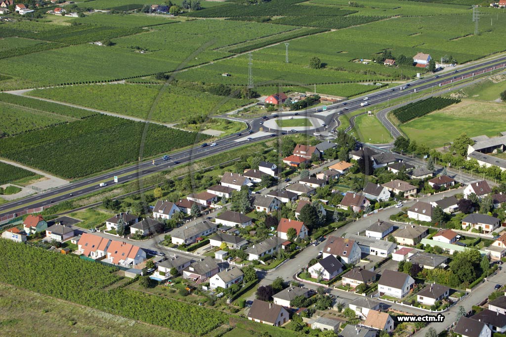 Photo arienne de Colmar (Quartier St Vincent de Paul)