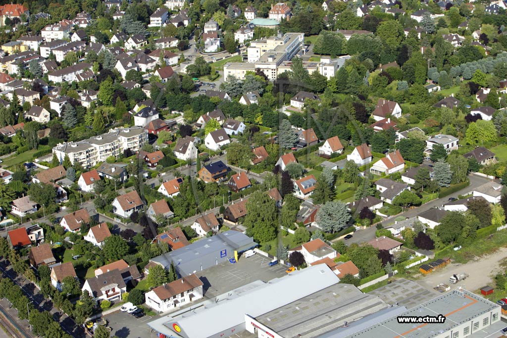 Photo arienne de Colmar (Quartier Sud)