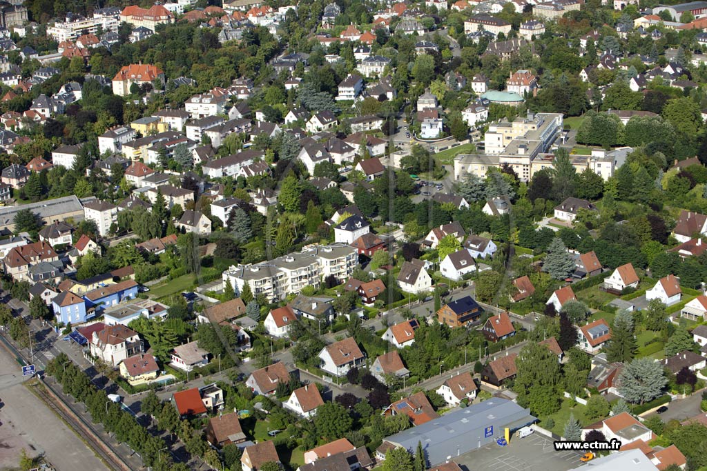 Photo arienne de Colmar (Quartier Sud)