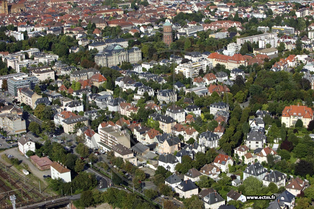 Photo arienne de Colmar (Quartier Sud)