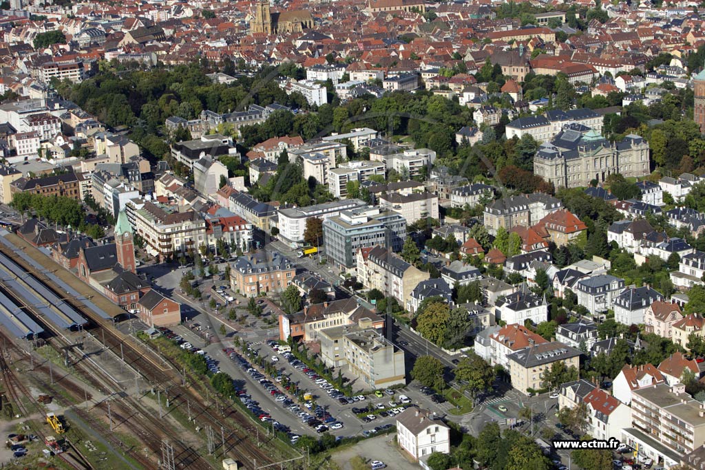 Photo arienne de Colmar (Quartier Sud)
