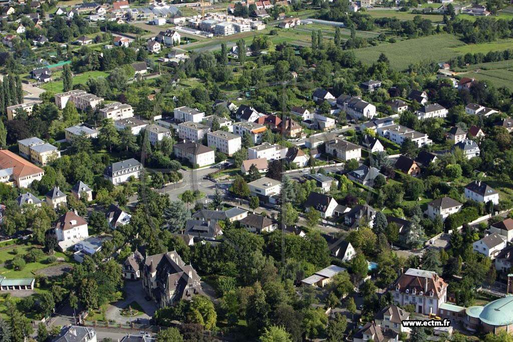 Photo arienne de Colmar (Quartier Sud)
