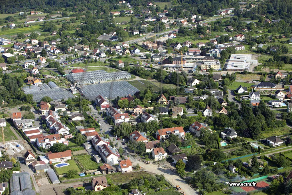 Photo arienne de Colmar (Quartier Sud)