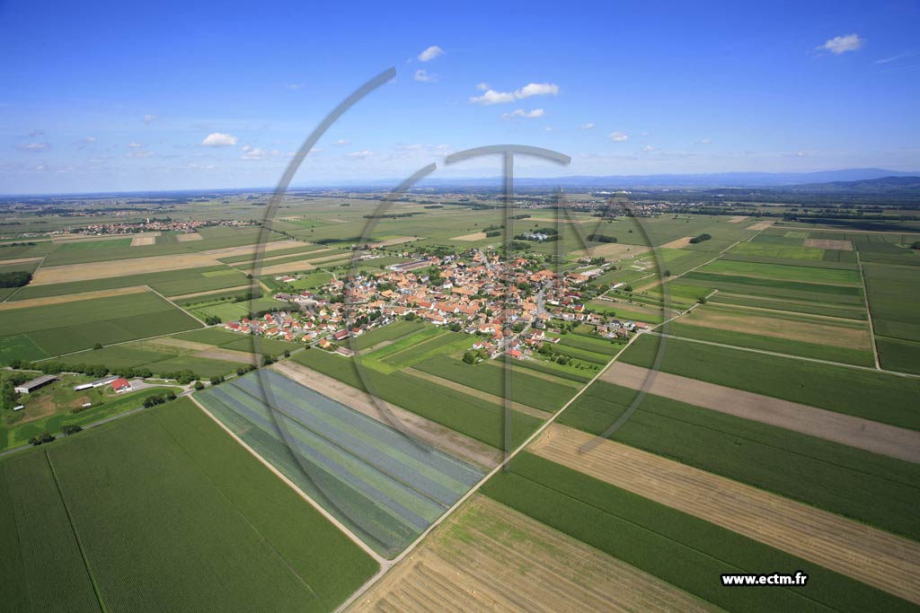 Photo arienne de Elsenheim