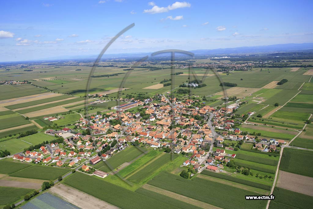 Photo arienne de Elsenheim