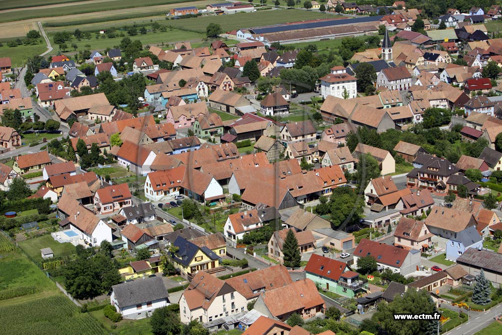 Photo arienne de Elsenheim