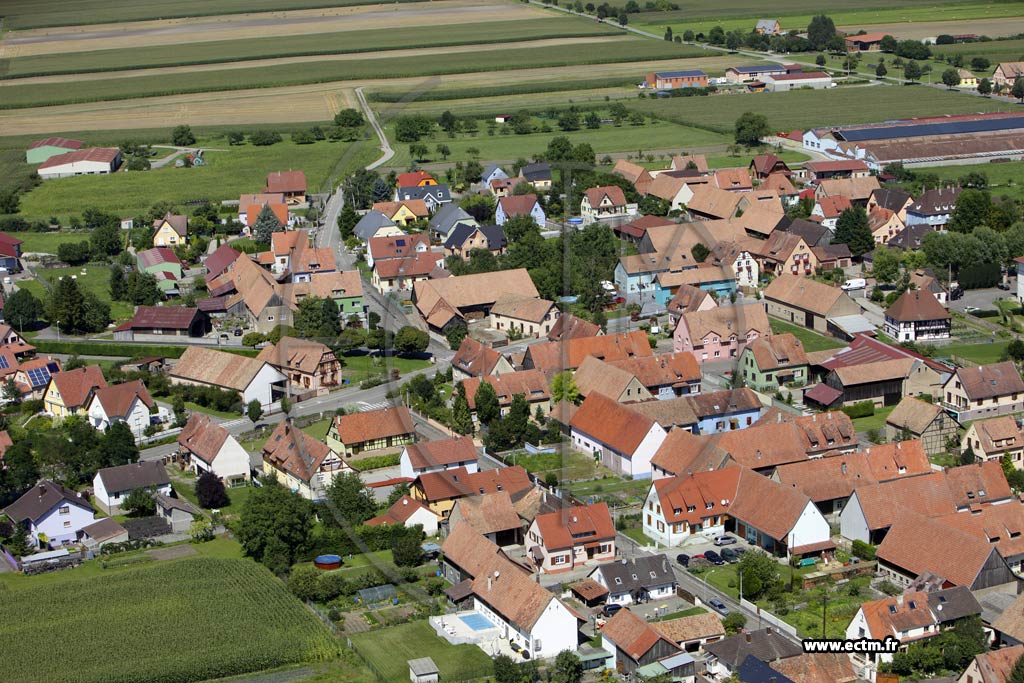 Photo arienne de Elsenheim