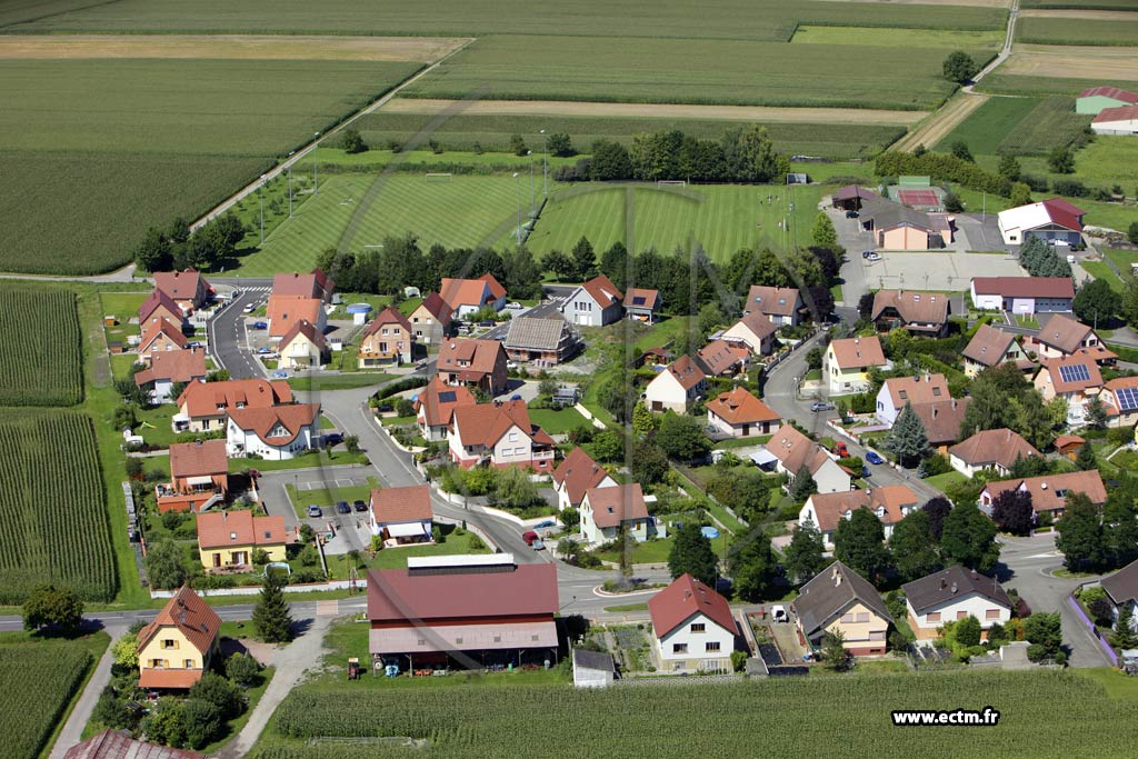 Photo arienne de Elsenheim