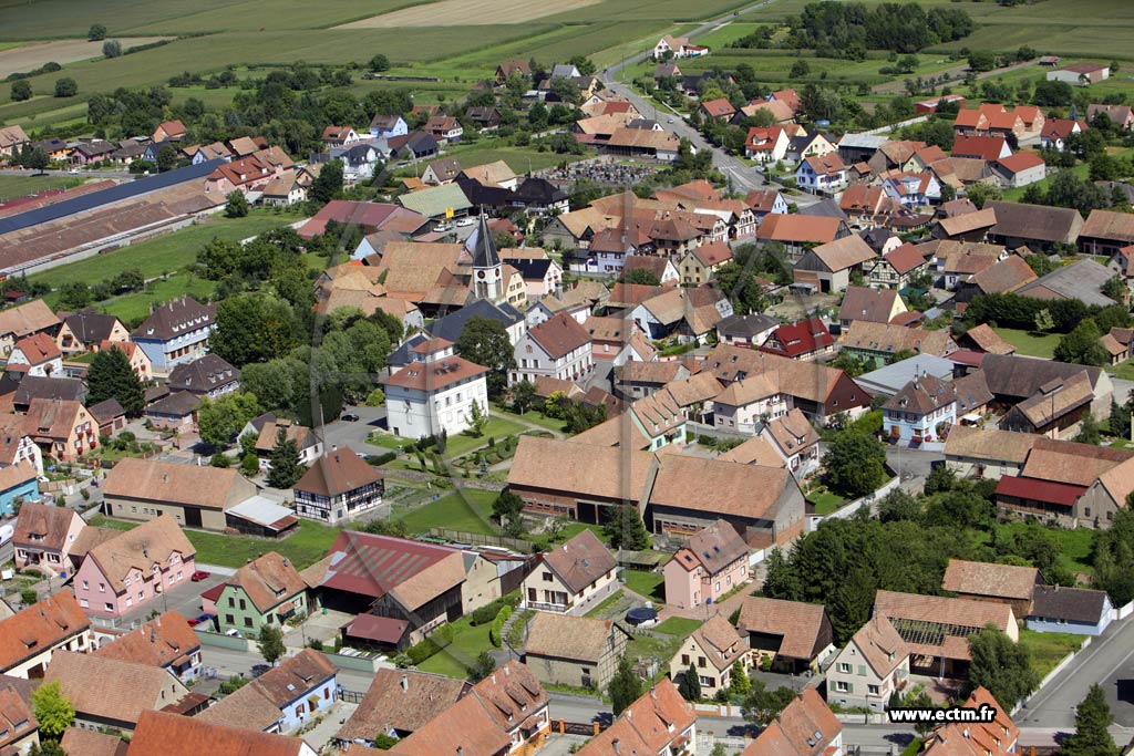 Photo arienne de Elsenheim
