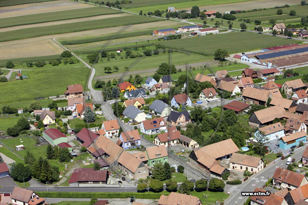 Photo arienne de Elsenheim
